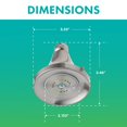 thumbnail image 5 of Niagara Conservation N3915CH Earth Luxe High Efficiency Showerhead, Chrome, 5 of 5