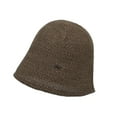 thumbnail image 3 of WITHMOONS Summer Straw Sun Bowler Beach Cap Deep Bucket Hat DWB1330 (Brown), 3 of 5
