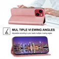 thumbnail image 2 of compatible iPhone 13 Mini Case, Leather Wallet Flip Case With Strap Cheap and fine, 2 of 5