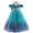 Green, variant on Girls Mermaid Costume Princess Dress Up Lace Off Shoulder Evening Elegant Dress