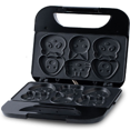 thumbnail image 1 of Animal Mini WaffleMaker 6 Animal Shaped Pancakes Breakfast Machine Non-Stick Waffler Iron Household for Kids Adults (US),1 * Animal Mini WaffleMaker,Black, 1 of 7