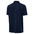 thumbnail image 3 of Men's Antigua Heather Navy Chicago Bears Bear Logo Layout Polo, 3 of 3