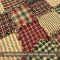 thumbnail image 5 of 40 Rustic Christmas Plaid Homespun 5 inch Charm Pack Quilt Squares by JCS, 5 of 9