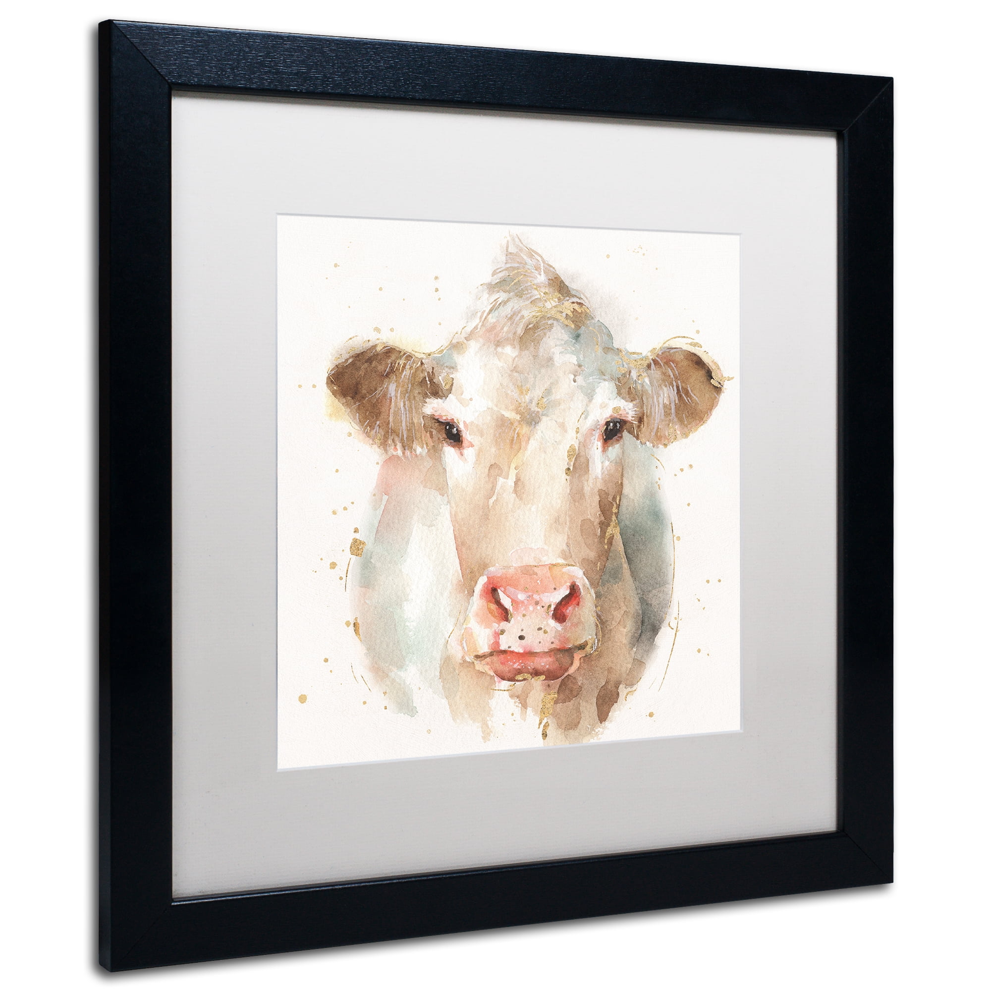 Trademark Fine Art 'Farm Friends II' Matted Framed Art by Lisa Audit