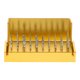 thumbnail image 1 of Juego de fresas de diamante dentales de alta velocidad con soporte de almacenamiento. Brocas de pulido para trabajos dentales de precisión y pulido. Fresas rotativas para uso profesional., 1 of 8