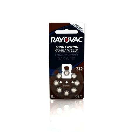 Rayovac hearing aid battery sz312 8ct 8ct (012800511754)
