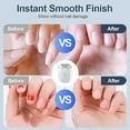 thumbnail image 5 of Universal Automatic Fingernail Grinder for Adults,  Electric Nail Clipper with LED Light & 3 Speeds, Safe & Gentle Nail Care, 360° Silent Auto Fingernail Cutter (3Pcs), 5 of 8