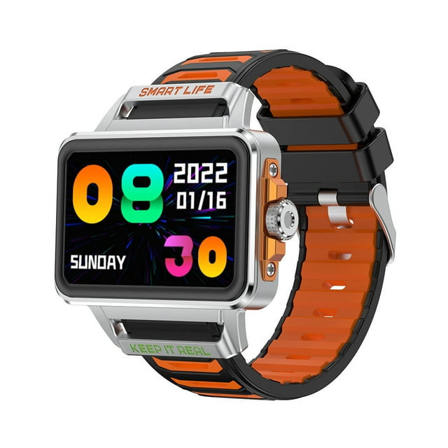 Montres Intelligentes à la Mode, le Mélange Parfait de Tendance et de Sagesse, Orange+noir