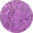 thumbnail image 1 of Ahgly Company Indoor Round Solid Purple Modern Area Rugs, 8' Round, 1 of 4