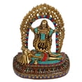 thumbnail image 2 of Brass World Brass Kali MATA Murti Goddess Maha Kaali with Shiva Idol Religious Mahakali Kalika Maa Statue 12 Inch, 2 of 5