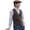 Brown, variant on Mucros Weavers Classic Men's Tweed Vest 100% Irish Wool Waistcoat Made in Ireland