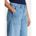 thumbnail image 3 of Time and Tru Women's Wide Leg Utility Trousers, 31" Inseam, Sizes 0-20, 3 of 6
