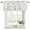 Yellow, variant on 2 Pack Valances for Window, Brown Red Spring Floral Short Curtains for Kitchen Bedroom Living Room, Summer Flowers Botanical Elegant Rod Pocket Small Window Treatment Valance Drapes 42 x 12 Inch