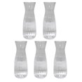 thumbnail image 2 of Dserhfy 3/5/10Pcs Plastic Vase Transparent Color Single Stem Vase Lightweight Smooth Reusable Vase Dining Table Decoration, 2 of 8