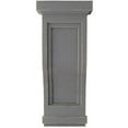 thumbnail image 3 of Ekena Millwork 7 1/2"W x 8"D x 17"H Traditional Recessed Wood Vintage Decor Corbel, Pebble Grey, 3 of 6