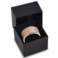 thumbnail image 4 of Charming Jewelers Tungsten Wedding Band Ring 12mm for Men Women Comfort Fit 18K Rose Gold Plated Plated Pipe Cut Flat Brushed Polished Lifetime Guarantee Size 5.5, 4 of 4