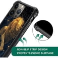 thumbnail image 6 of Case for iPhone 13 Pro Max Case, Graphic Design Case for Girl Boy Soft Silicone Hard Acrylic Shock Protection Designed Case for iPhone 13 Pro Max Fantasy Lion Golden Star Sky Pattern, 6 of 7