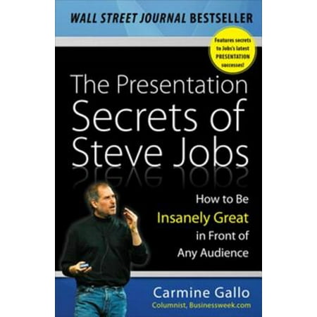 The Presentation Secrets of Steve Jobs: How to Be Insanely Great in Front of Any Audience - (Steve Jobs Best Presentation)