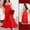 Red, variant on Nightgowns for Women Casual Sleepshirts Long Silk Crewneck Sleeveless Womens Loungewear Comfy