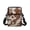 Brown Cow Print Pattern, variant on Chririnla Crossbody Bag with Sports Silhouette, Lightweight Polyester Single Shoulder Purse for Women, Travel Running Casual Use