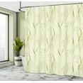 thumbnail image 4 of Ambesonne Botanical Shower Curtain, Nature Art Various Herbs, 69"Wx84"L, Khaki Pale Green, 4 of 4