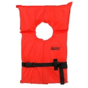 Seachoice Life Vest, Type II Personal Flotation Device, Orange, Adult