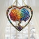 thumbnail image 4 of Atrapasol con Forma de Corazón Del Árbol de La Vida | Decoración Solar para Ventana | Colgante de Cristal Colorido | Regalo de Energía Positiva | Adorno de Pared para Interior y Exterior | Decoración, 4 of 6
