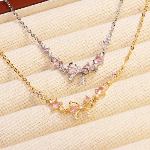 Women's Simple Fashion Personality Bow Necklace