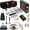 with Rectangular Burger Press, variant on 120 Pcs Griddle Accessories Kit for Blackstone - Perfect Flat Top Grill Accessories for Outdoor, Professional Round Melting Dome with Cast Iron Smash Burger Press for Barbecue.