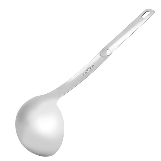 Cucharón para cocinar, cuchara con filtro de aceite para sopa, cuchara con filtro de aceite, espumadera de acero inoxidable, durabilidad prolongada