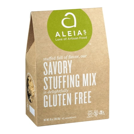Aleia's Gluten Free Savory Stuffing Mix - Case of 6 - 10 oz.