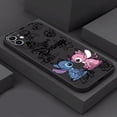 thumbnail image 3 of Disney-funda de teléfono Stitch The Baby, carcasa negra para Apple iPhone 15 Pro Max 12 Mini 13 SE 8 Plus 14 11 Pro XR 7 XS X, 3 of 5