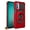 Red, variant on For Nokia G100 Hybrid Magnetic Car Mount Ring Kickstand Stand Holder Full-Body Armor Protective [Military Grade] Phone Case Cover by Xpression - Red