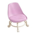 thumbnail image 2 of GUOOL Tabouret Roulant Bas avec Dossier Rotation 360 Degrés Petit Tabouret Roulant Confortable Rose, 2 of 9