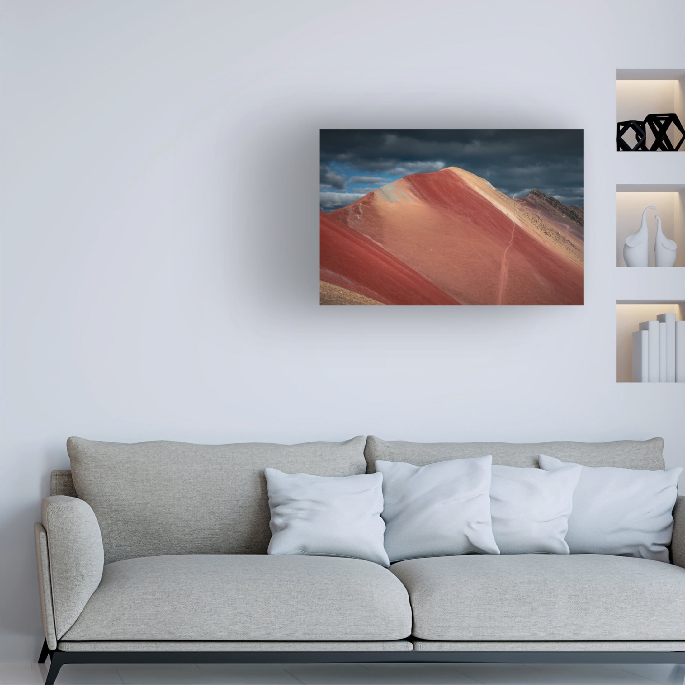 Trademark Fine Art Karol Nienartowicz  Red Valley Canvas Wall Art