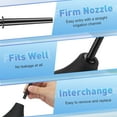 thumbnail image 3 of Silicone Enema Bulb Kit, Reusable Anal Clyster Cleaner with 2 pcs Soft and Smooth Nozzles, for Men Woman, 225ml, Black, 3 of 7