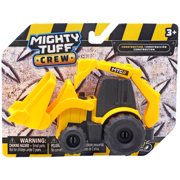 Mighty Tuff Crew Construction Backhoe Loader Plastic Vehicle