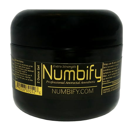 Pain Relief by Numb-ify: 5% Lidocaine Gel - Extra Strength Anesthetic - Numb-ify’s Strongest & Best Pain Relief Gel (2