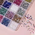 thumbnail image 6 of 1 Box 3D Multi-Size Rhinestones, Colorful Round Nail Art - Rhinestones, Flatback Glass, Diamond Gems, Jewelry Nail Charms, DIY Manicure Accessories, 6 of 22