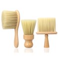 thumbnail image 2 of 3 paquetes de cepillo para polvo de cuello de barbero, cepillo de limpieza para cortar el cabello Irfora cepillo cosmético, 2 of 7