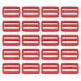 thumbnail image 1 of Unique Bargains Dark Red Tri-Glide Slide Buckles Webbing Strap Fastener (100 Pack), 1 of 5