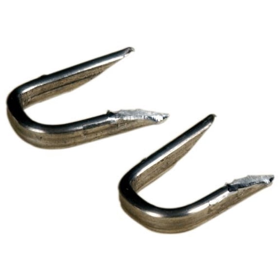 Wire Staples, #5 Aluminum, 3/8-In., .5-oz.