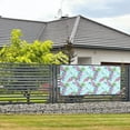 thumbnail image 3 of Picia Dragonfly Floral Pattern Party Banner, Festive Decoration, Holiday Banner, Celebration Decor, Event Banner, Reusable Party Banner-Small, 3 of 8
