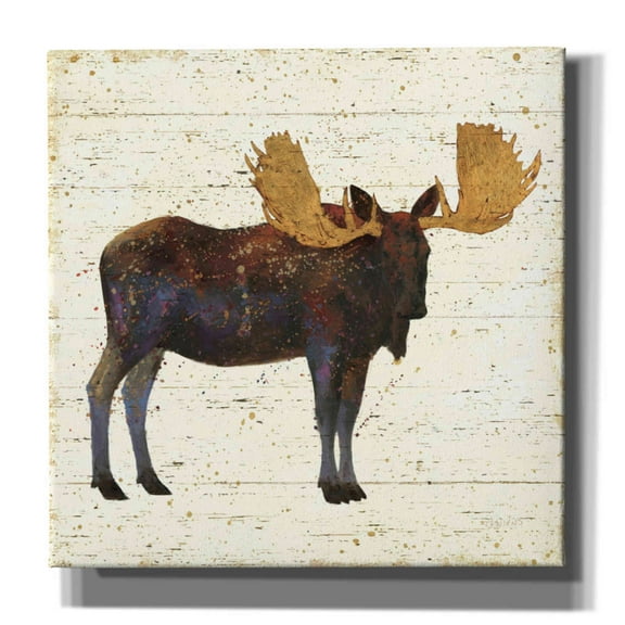 Epic Graffiti 'Golden Nature I' by James Wiens, Canvas Wall Art, 37"x37"