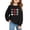 Black, variant on Unisex Toddler Boys Girls Casual Pullover, Kids Soft Casual Sweatshirt Toddler Love Print Tops Kids Fall Casual Sweatshirt Cotton Blend Kids Sweatshirt Soft Cotton Kids Tops, Navy 160