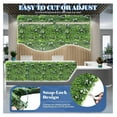 thumbnail image 3 of 40"x40" Faux Privacy Fence Screen Artificial Boxwood Panels Topiary Hedge Plants for Indoor Outdoor Decoration, #2 Mixed Leave, 2 Packs, 3 of 5