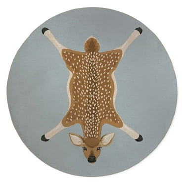 Fawn Blue Area Rug by Kavka Designs