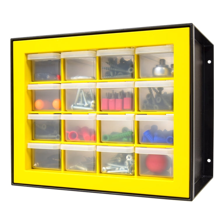 IRIS 16-Drawer Parts Cabinet, Plastic Hardware Organizer photo 4