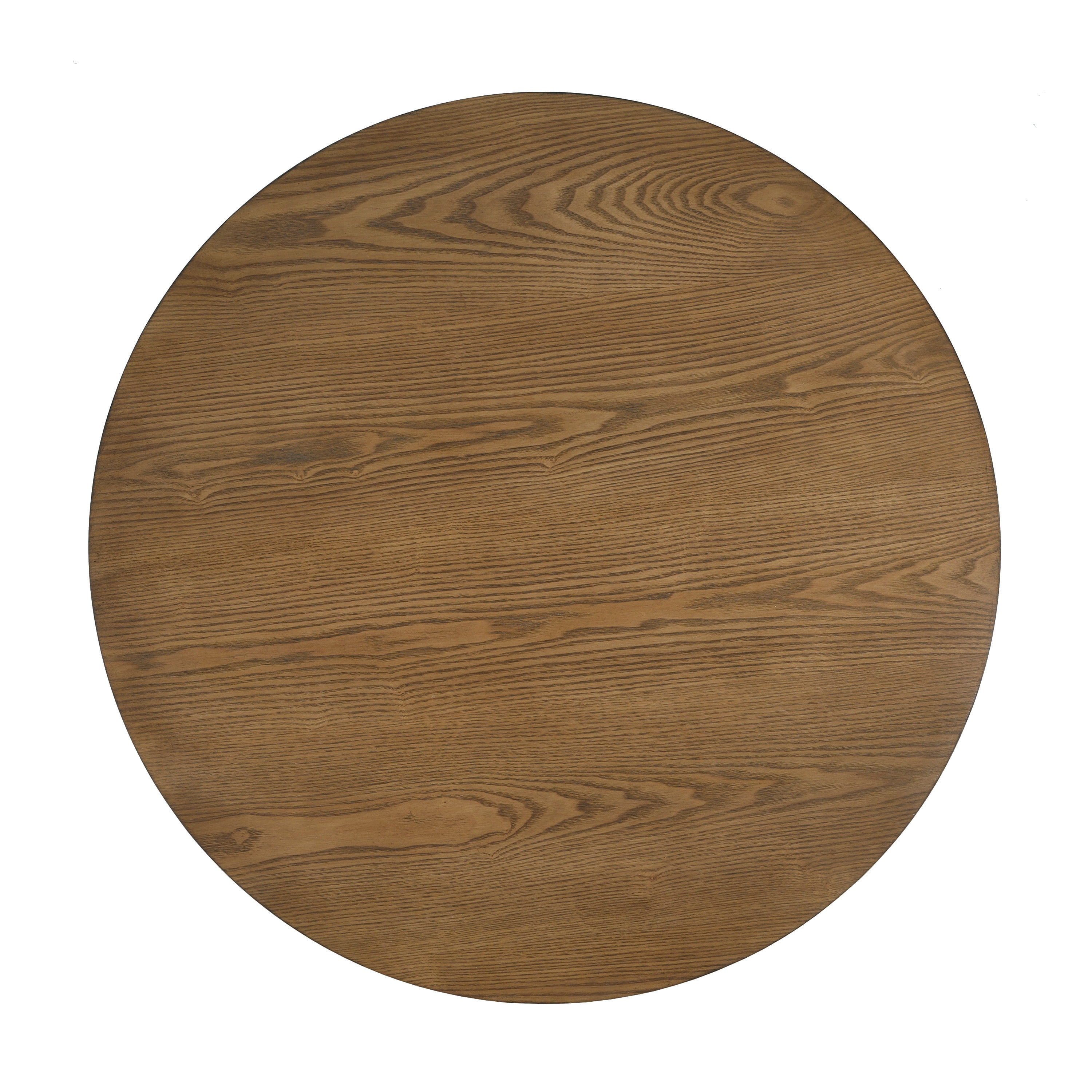 Euroco 32inch Round Dining Table for 4,Rattan Woven Wood Kitchen Table for Kitchen Living Room,Dining Room,Natural