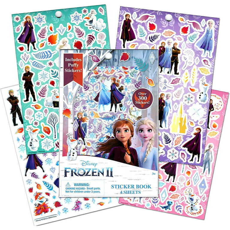 Disney Frozen 2 Coloring Book & Stickers Activity Deluxe Set With Tote  Imagine ink , Stickers & 12 Pencils Activity Play Set and Stickers Fun  Bundle Birthday Toy for Boys, Girls, Kids